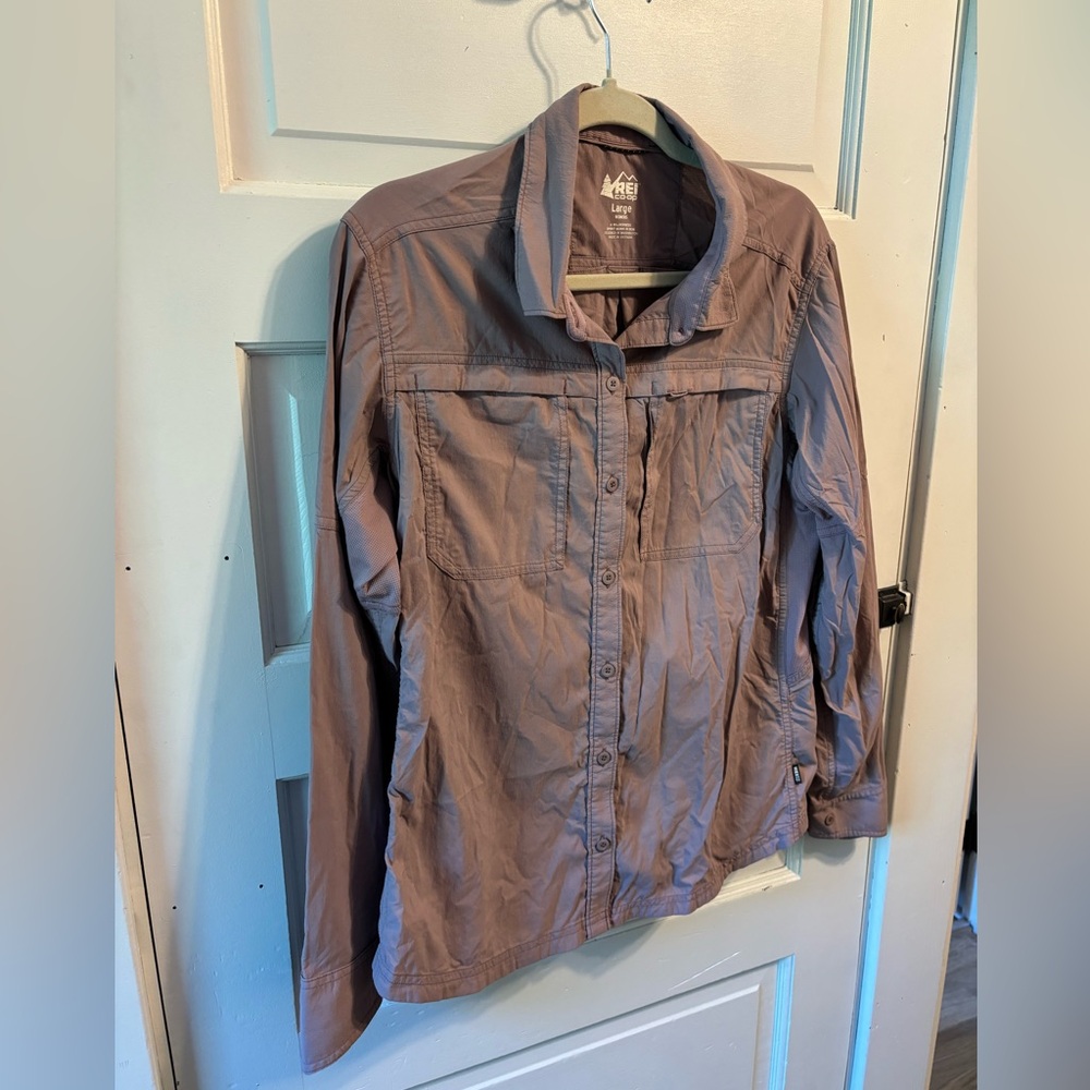 REI Long Sleeve Hiking Button Down